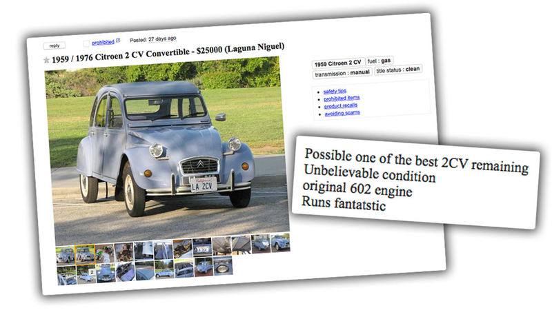 Illustration for article titled The World At The End Of 2014: A 2CV Costs More Than A Rolls